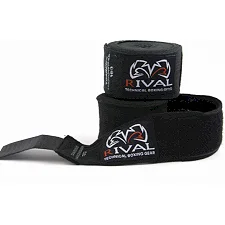 Боксерские бинты Rival Cotton Black