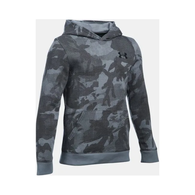Худи детская Under Armour Sportstyle Fleece Printed Steel