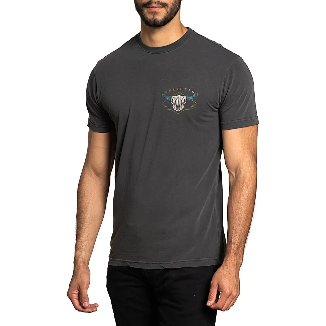 Футболка AFFLICTION Stampede A24544 Black Resin Wash