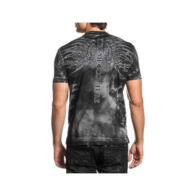 Футболка мужская XTREME COUTURE Iron Bones SS Tee Grey