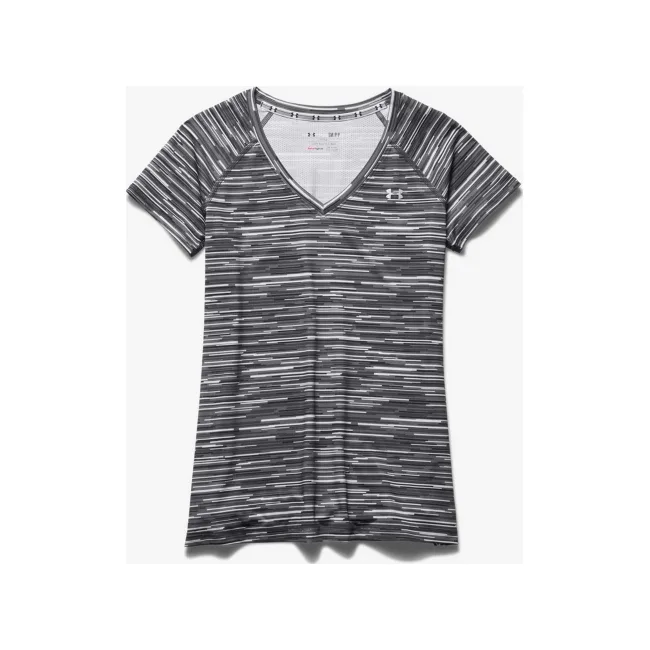 Женская футболка Under Armour Mesh Printed V-Neck White