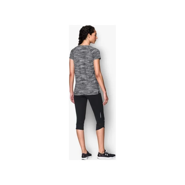 Женская футболка Under Armour Mesh Printed V-Neck White