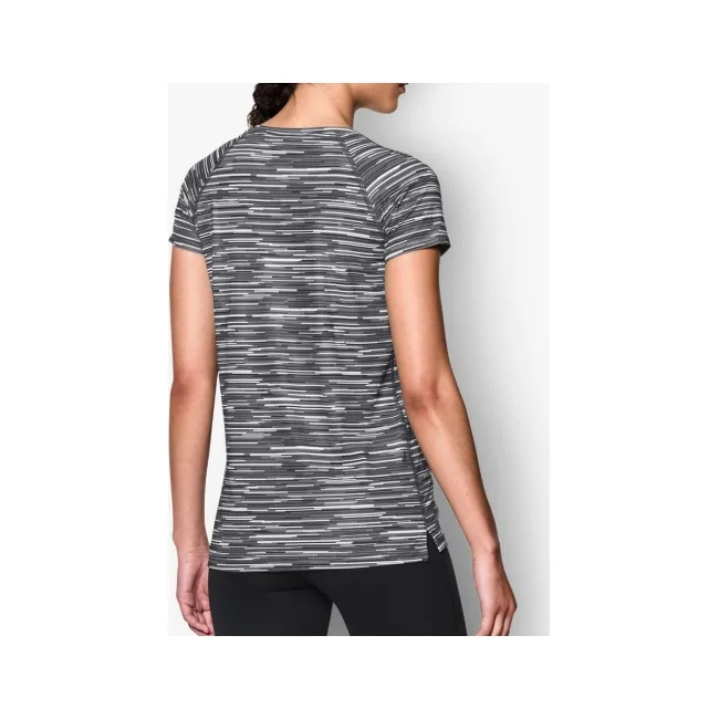 Женская футболка Under Armour Mesh Printed V-Neck White