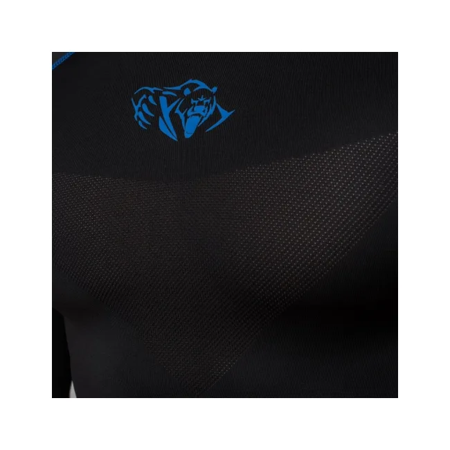 Компрессионная футболка Peresvit Air Motion Black Blue Long Sleeve