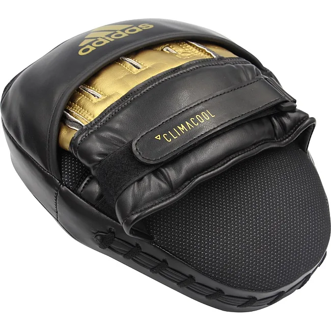 Лапи швидкісні Adidas Speed Coach Mitts (чорно-золоті)