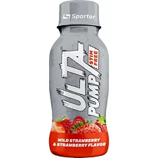 Напій Sporter Ulta PUMP Stim Free - 100 мл - полуниця-суниця