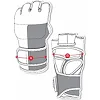 Перчатки для боев Hayabusa Ikusa 4oz MMA Gloves - White