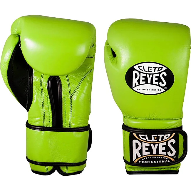 Перчатки для бокса CLETO REYES Leather Contact Cl ure Green