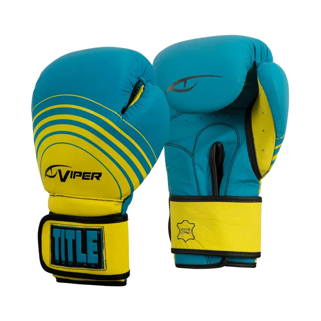 Рукавиці для боксу TITLE Boxing Viper Select 2.0 Blue Lime