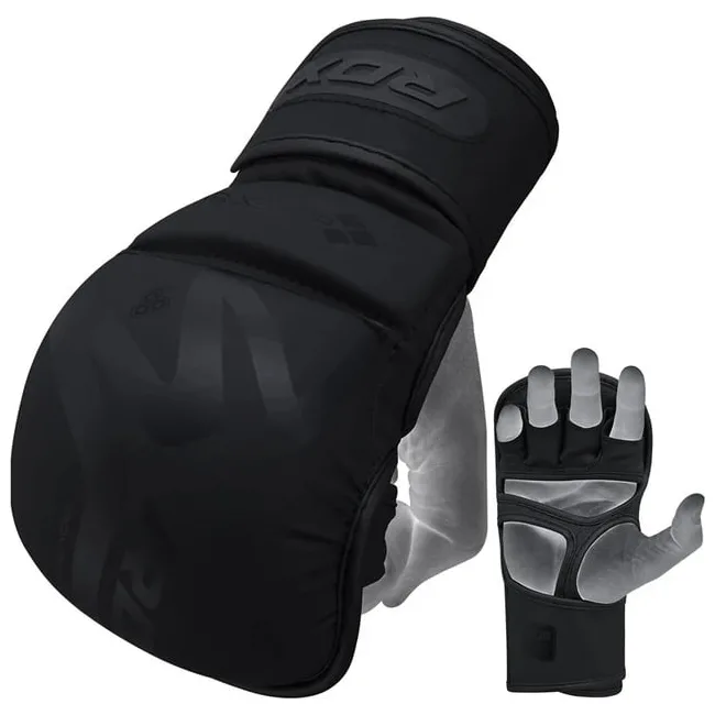 Перчатки для ММА RDX T15 Noir Hybrid Mma Grappling Black