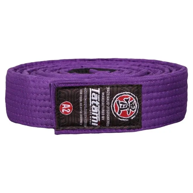 Пояс для кимоно джиу-джитсу TATAMI Adult BJJ Rank Belt All Colours Purple