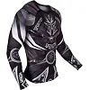 Рашгард Venum Gladiator 3.0 Rashguard Black White Long Sleeves