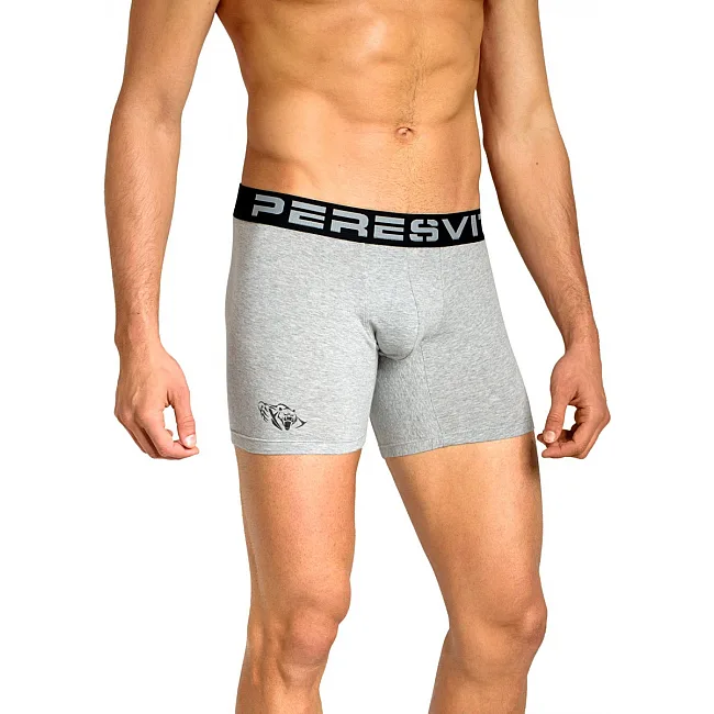 Трусы мужские Peresvit Native Cotton Boxer Briefs Heather Grey