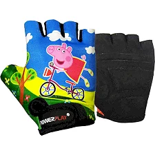 Велоруковицы для детей POWERPLAY 5473 Peppa Pig голубые