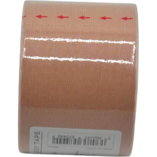 Кинезиологический тейп OPROtec Kinesiology Tape TEC57544 бежевый 5см*5м