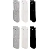 Шкарпетки NIKE U NK EVERYDAY CUSH CRW 6PR 132 білий, сірий, чорний