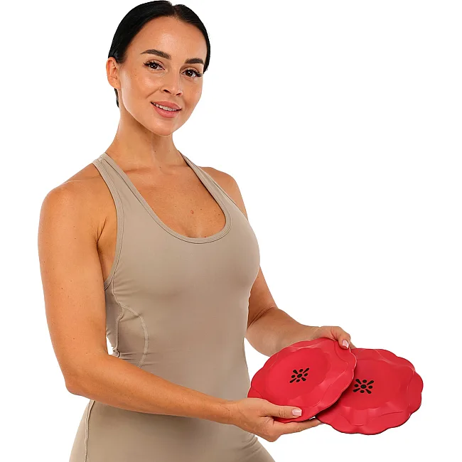 Подставка под локоть и колено для йоги 2 штуки BLOOM YOGA PADS LB7032 19x1,5см (Белый)