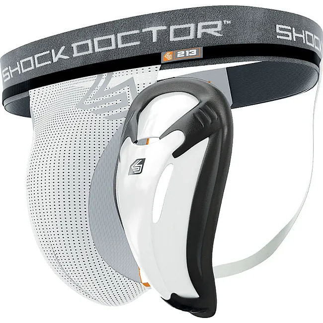 Защита запаха Shock Doctor Supporter with Protective Cup - White