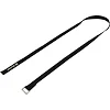 Ремень для йоги с металлической пряжкой BLOOM YOGA STRETCH STRAP LB7088 (Черный)