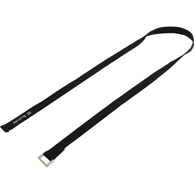 Ремень для йоги с металлической пряжкой BLOOM YOGA STRETCH STRAP LB7088 (Черный)
