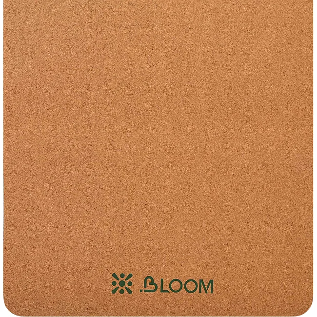 Коврик для йоги Пробковый каучуковый двухслойный Yoga mat BLOOM LB7121 183x61мx0.6cм