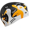 Шапочка для бассейна силиконовая для взрослых MADWAVE Goose M055454 (Черный)