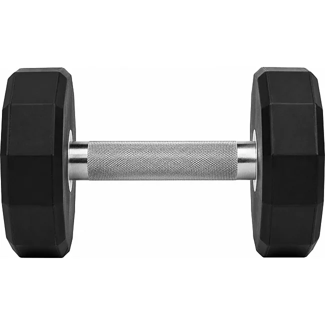 Гантель профессиональная с полиуретановым покрытием HAMMER STRENGHT TA-9215-10 (Черный)