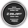 Гриф для штанги хромированный Олимпийский изогнутый ZELART TA-9698 (Хром)