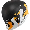 Шапочка для бассейна силиконовая для взрослых MADWAVE Goose M055454 (Черный)