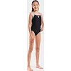 Купальник закрытый для девочек Arena SWIMSUIT LIGHT DROP SOLID черный (для детей)