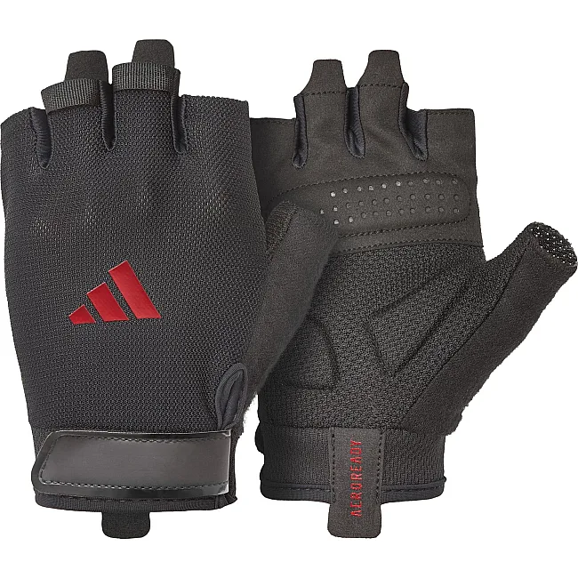 Рукавички для тренінгу ADIDAS Essential Training Gloves чорний, червоний (для чоловіків) L