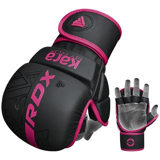 Рукавиці для ММА F6 MATTE PINK PLUS