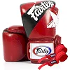 Боксерские перчатки Fairtex BGV1 Nation Print Red (бинты в комплекте)