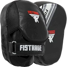 Лапа боксерская изогнутая тренировочная FLEX FISTRAGE Pro Series Advanced VL-8278 25x20x10см 2штуки