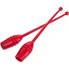 Булавы для художественной гимнастики 44см LINGO C-045 2штуки (Красный)