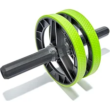 Ролик для печати Adidas Performance Ab Wheel черный, салатовый OFSM