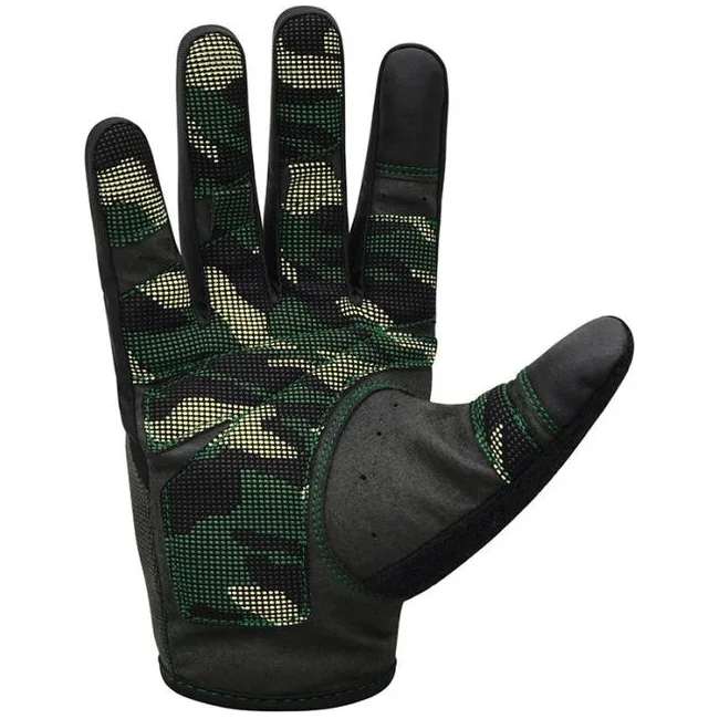 Перчатки для фитнеса RDX T2 Touch Screen Friendly Full Fingerf Army Green