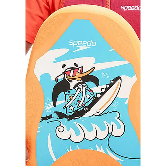 Детская плавательная доска Speedo PRINTED FLOAT IU оранжевый, голубой OSFM