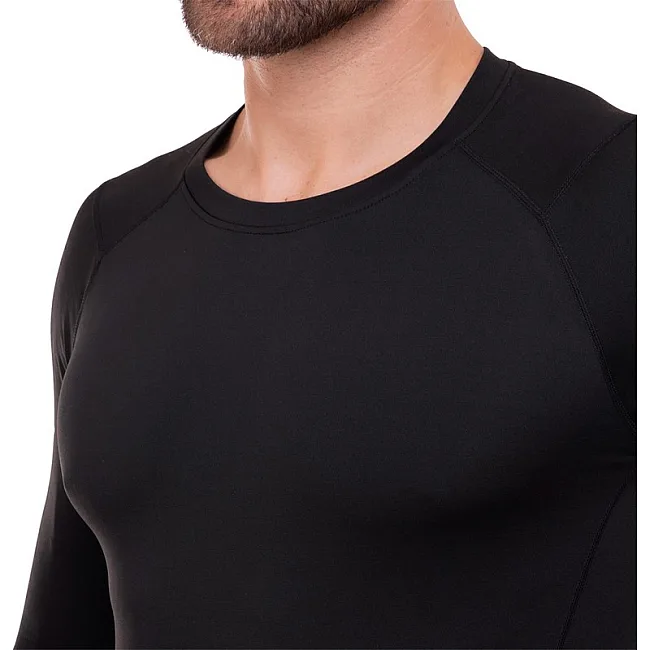 Распродажа! Лонгслив компрессионный спортивный LIDONG UA-506 (Черный)