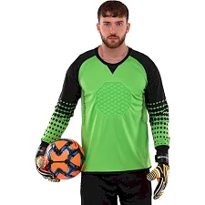Светр воротарський із захистом SP-SPORT CO-029S (Зелений)