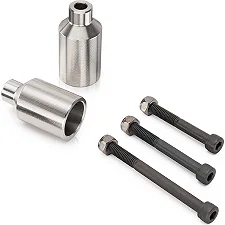 Пеги для трюкового самоката HIPE Pegs PHIPE02, silver matt