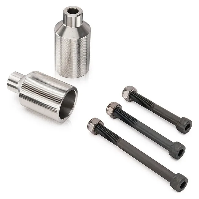 Пеги для трюкового самоката HIPE Pegs PHIPE02, silver matt