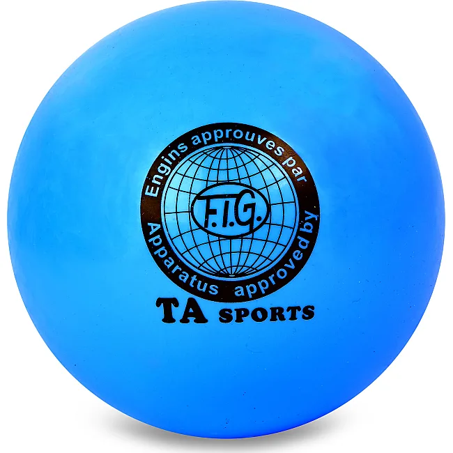 Мяч для художественной гимнастики TA SPORT SP-SPORT BA-GB75 ø20см (Синий)