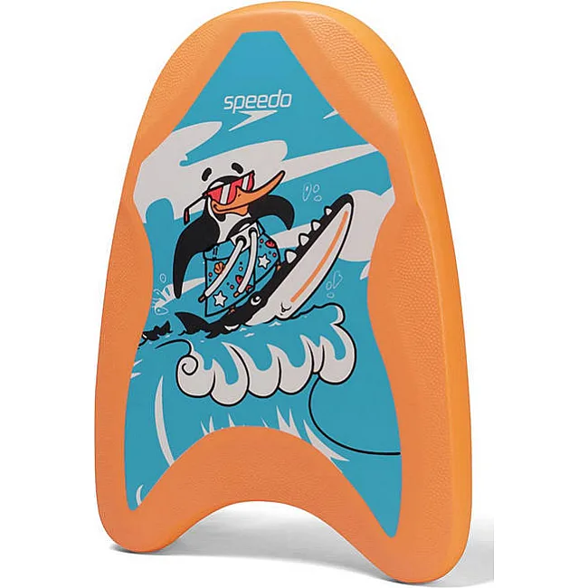 Детская плавательная доска Speedo PRINTED FLOAT IU оранжевый, голубой OSFM