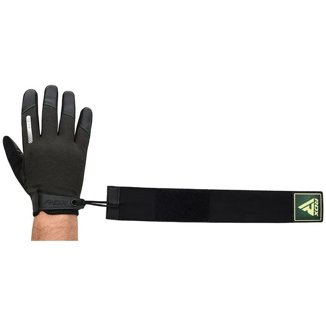 Перчатки для фитнеса RDX T2 Touch Screen Friendly Full Fingerf Army Green