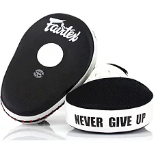 Лапы боксерские Fairtex FMV13 Black/White