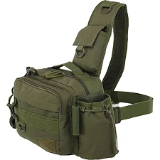Распродажа! Сумка-слинг тактическая SILVER KNIGHT TY-7036 27x20,5x14,5см 8л (Оливковый)