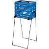 Корзина для теннисных мячей Unique BALLPORT Deluxe-long handles на 80 мячей blue