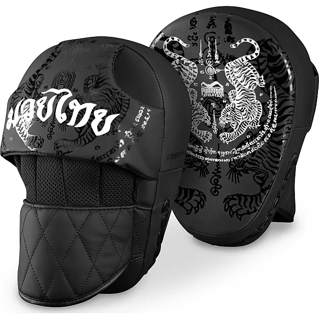 Лапы боксерские Phantom Muay Thai Black