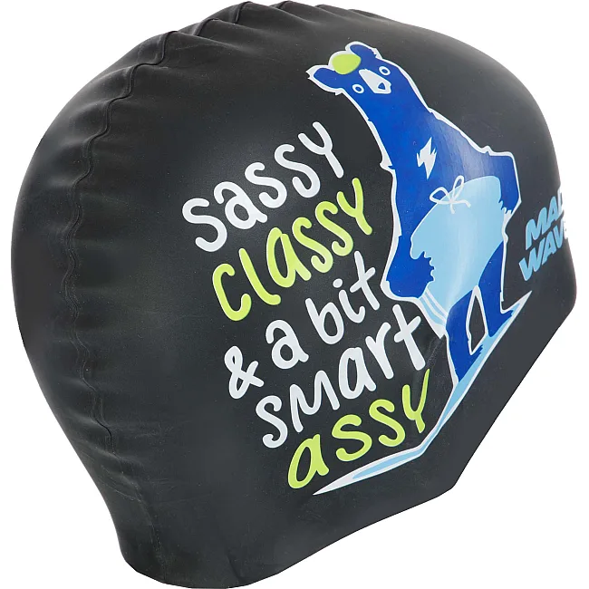 Шапочка для бассейна
 силиконовая юниорская MADWAVE
 Junior SMART ASSY M057002 (Серебряный)
